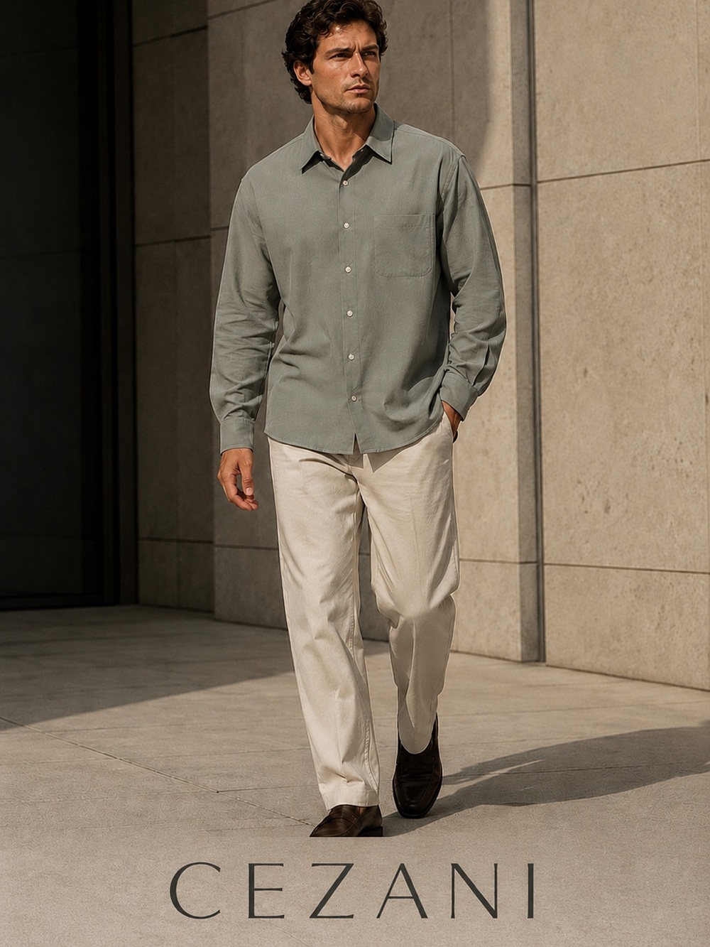 CEZANI men's dress shirt